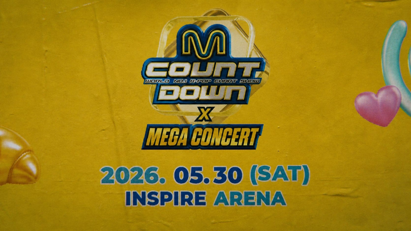 M Countdown X Mega Concert 2026 promotional poster