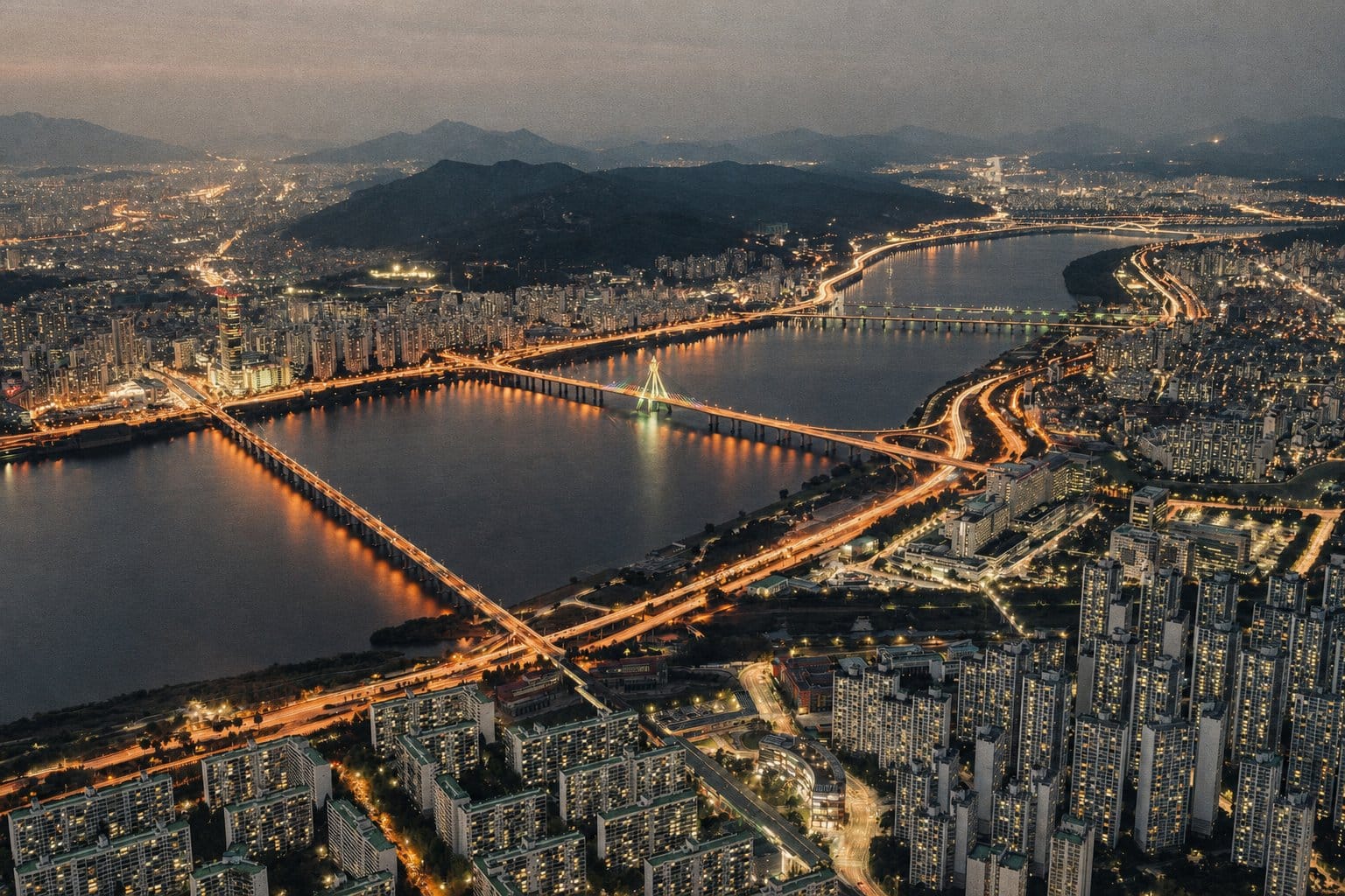 Han River southern Seoul