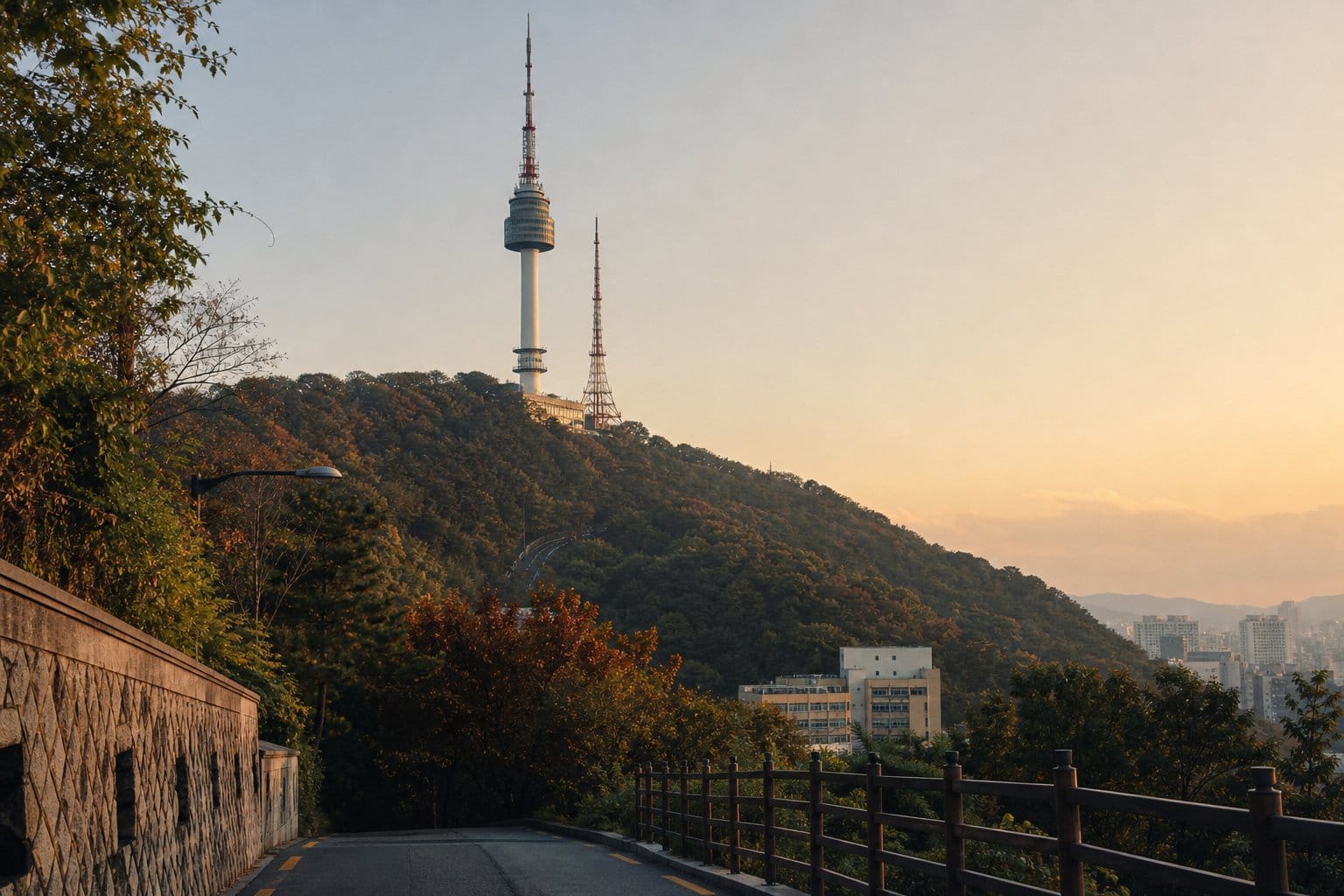 N Seoul Tower (남산타워) on Namsan Mountain
