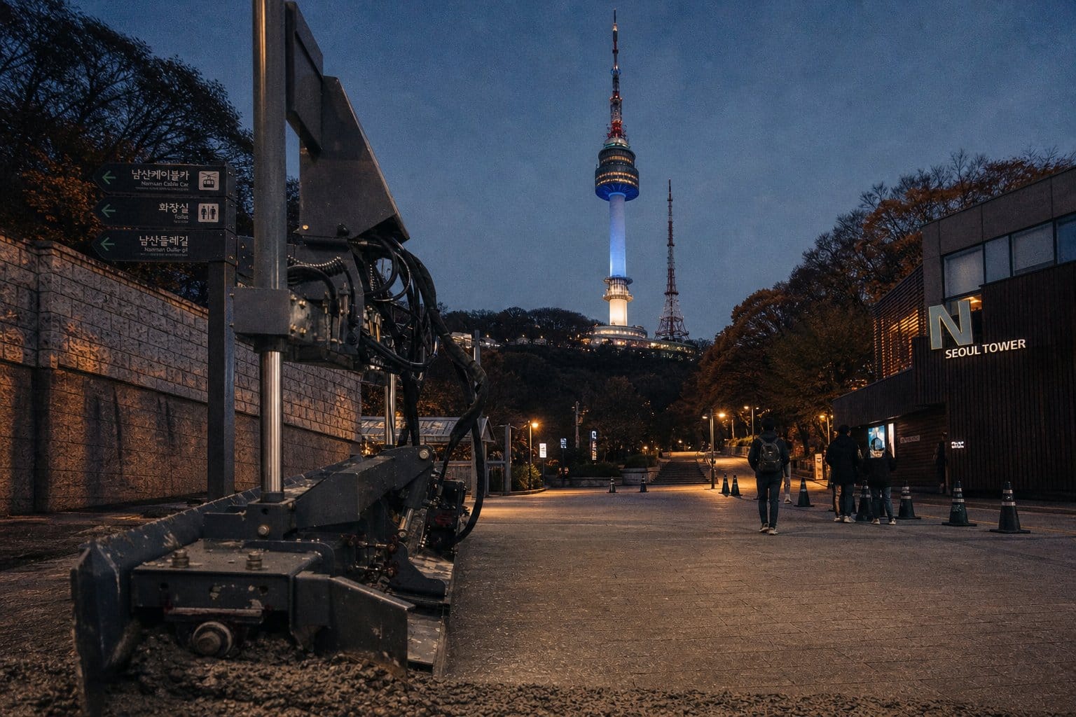N Seoul Tower (남산서울타워) Namsan hilltop