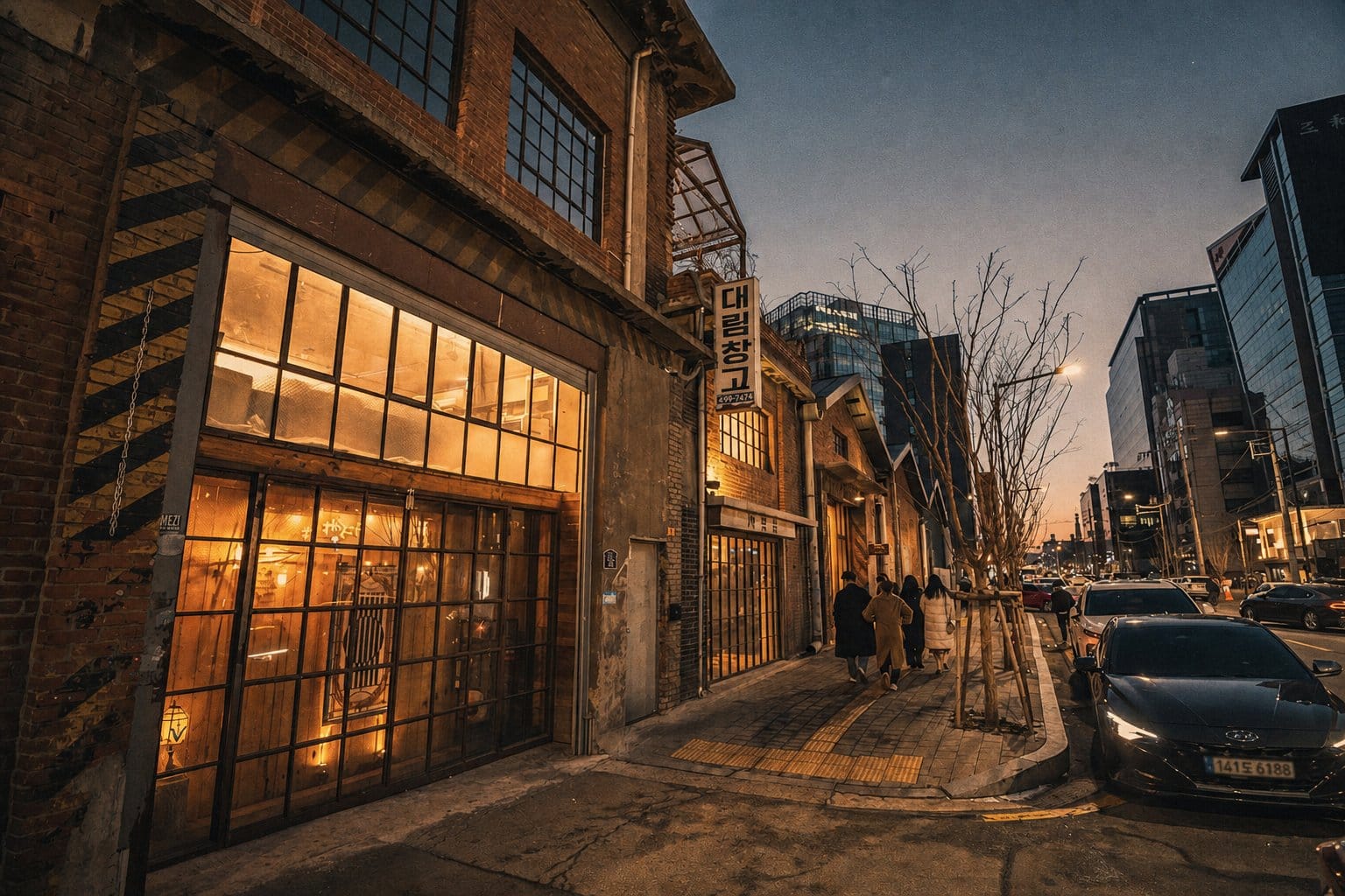 Seongsu-dong (성수동) artisan district streetscape