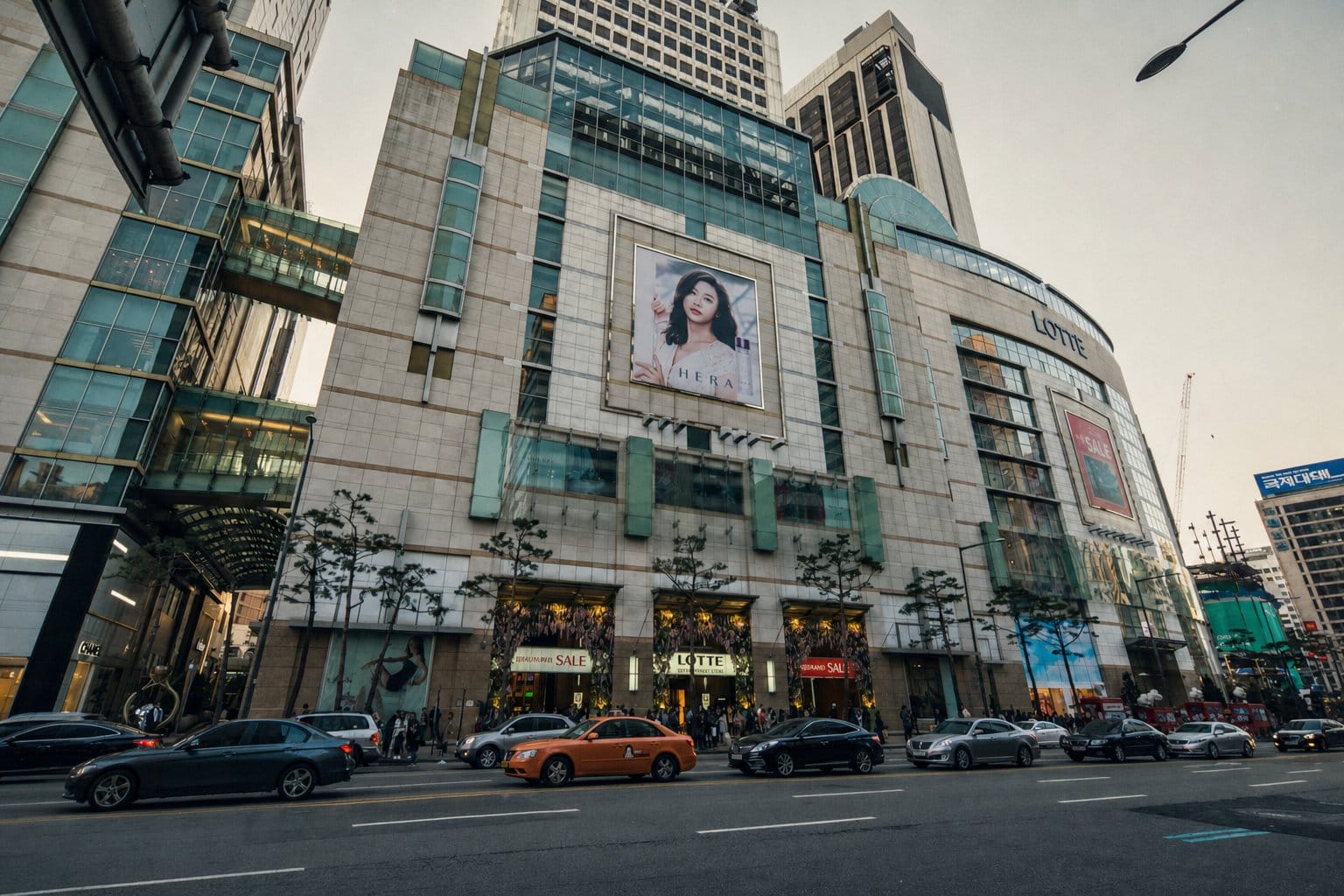 Myeongdong department store flagship Seoul