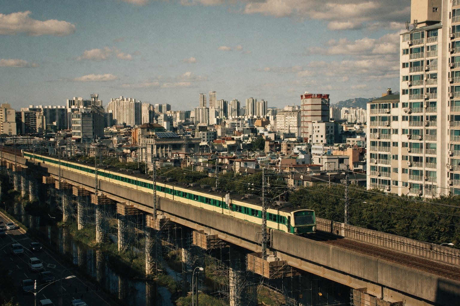 Seoul Metro Line 2 green circular loop