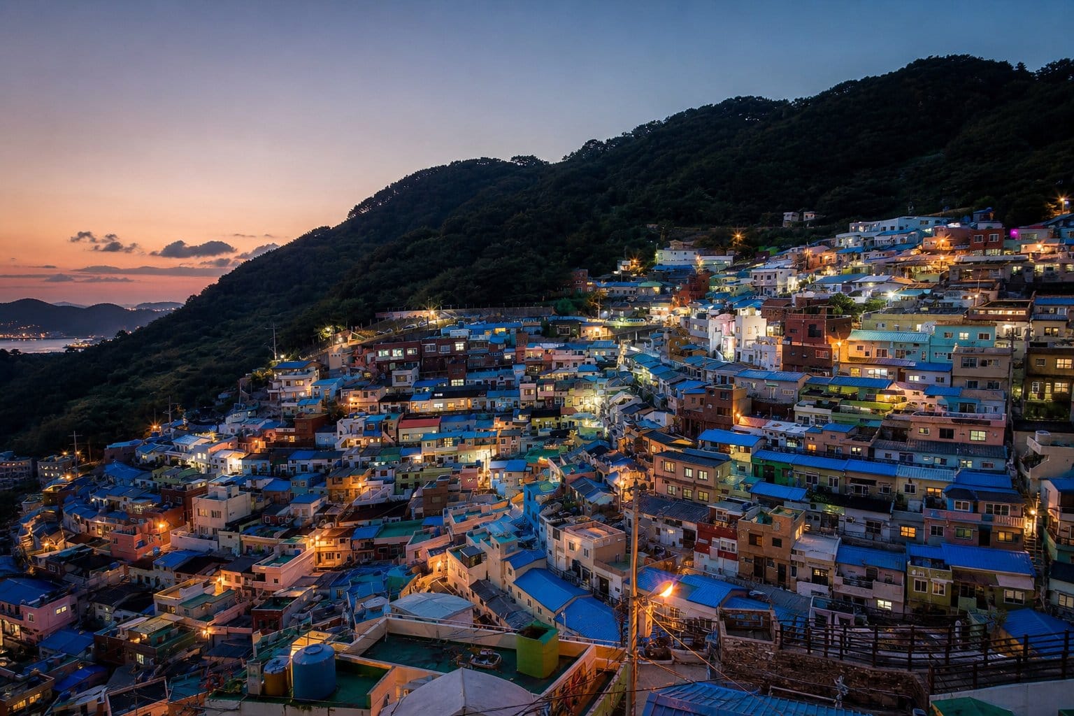 Gamcheon Culture Village Busan clifftop