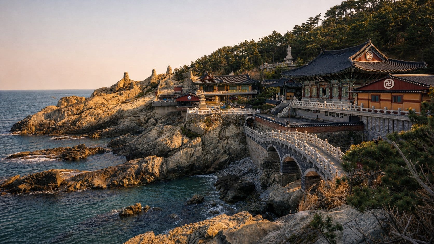 Haedong Yonggungsa Temple Busan seaside
