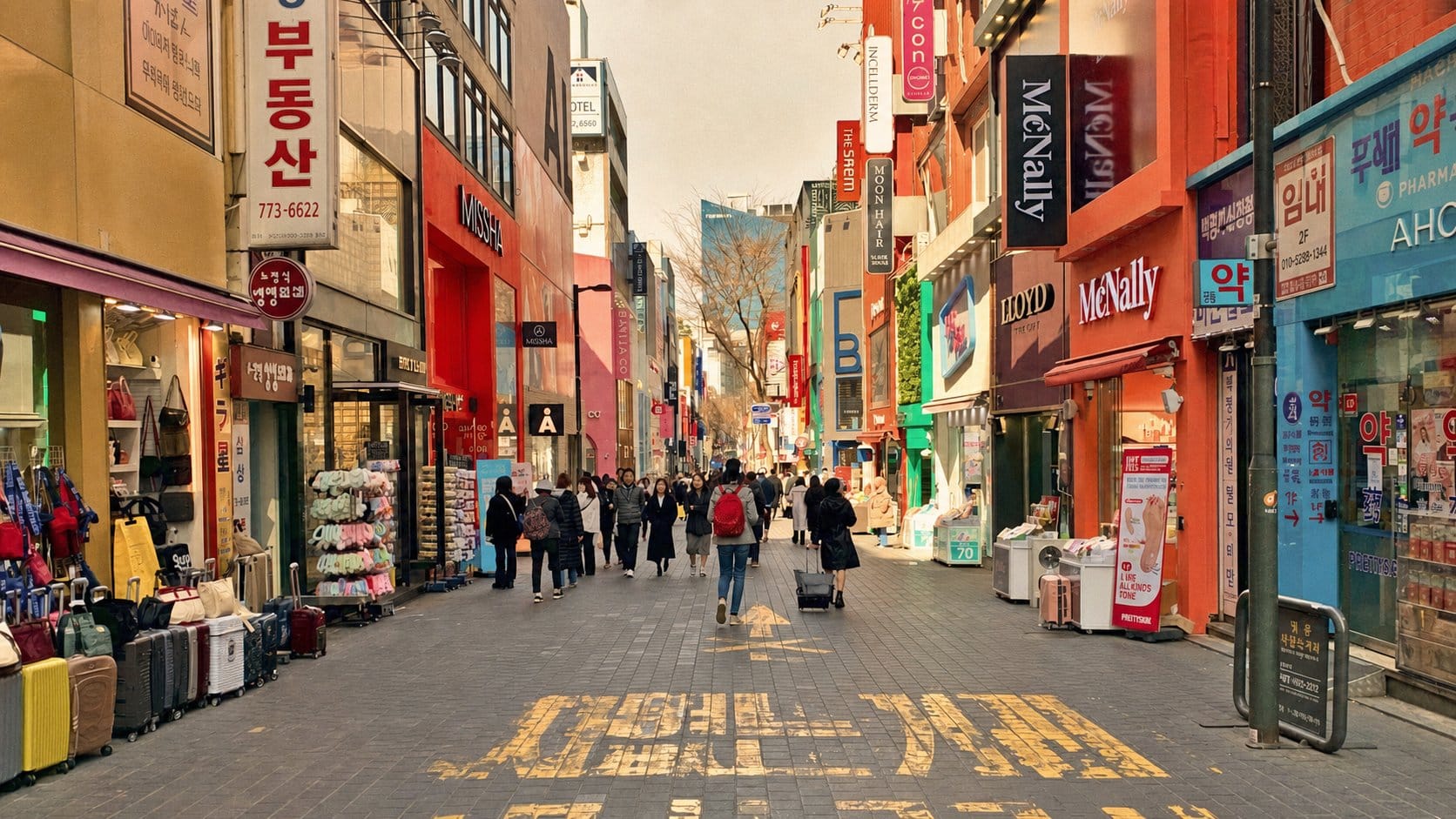 Myeongdong shopping street
