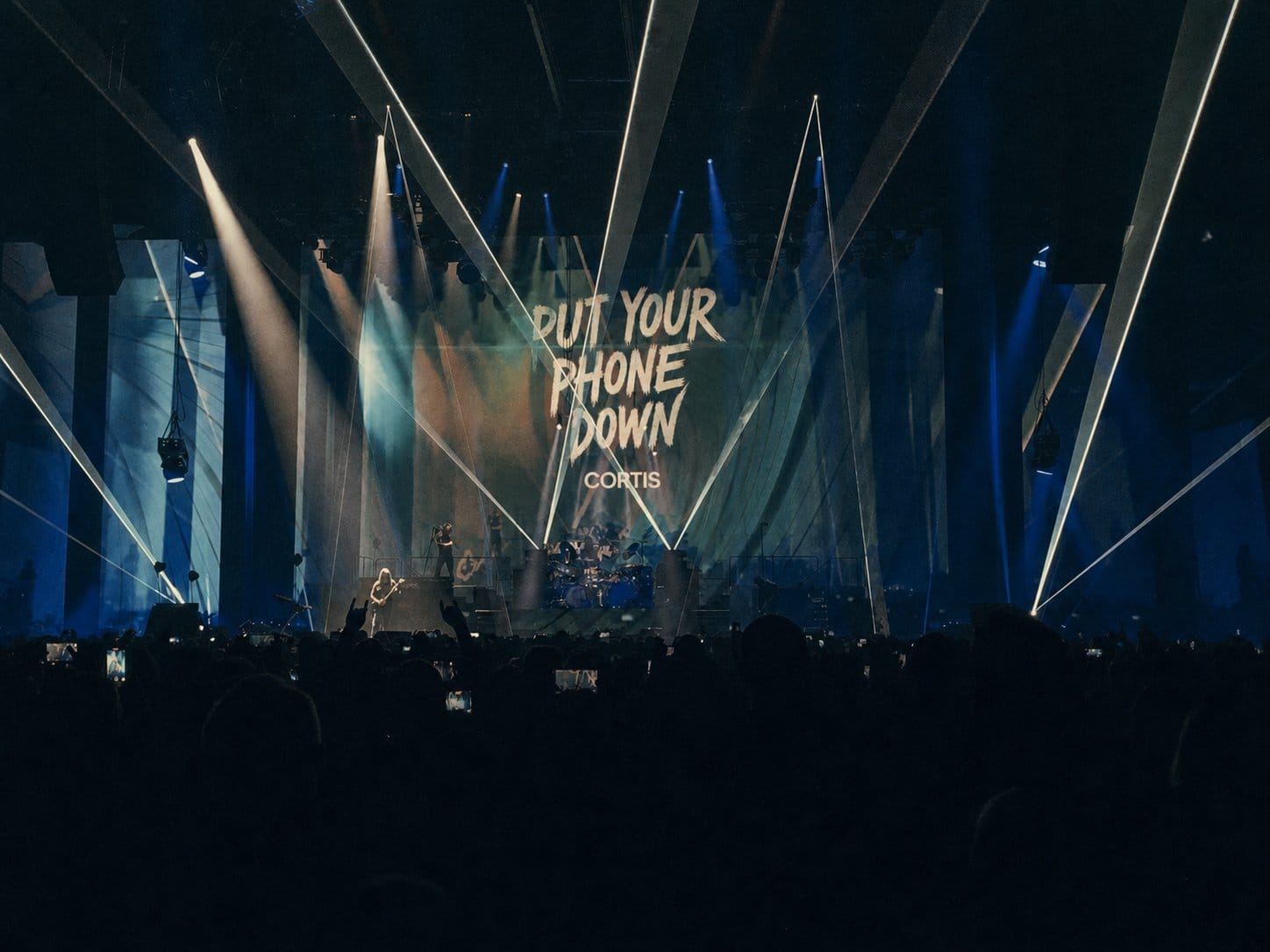 PUT YOUR PHONE DOWN world tour concert stage
