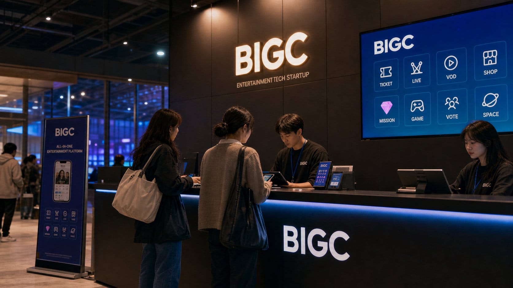 BIGC entertainment-tech startup
