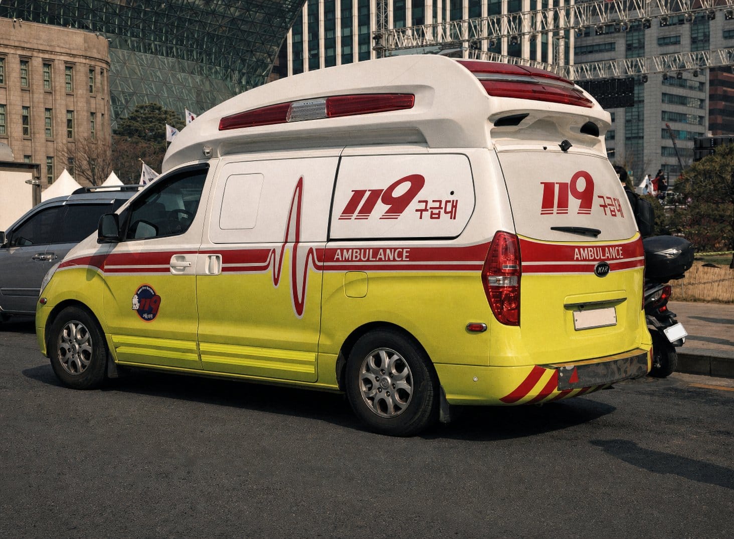 119 emergency ambulance in Korea