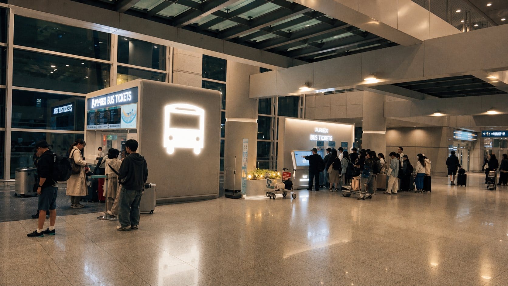 Incheon International Airport arrival hall