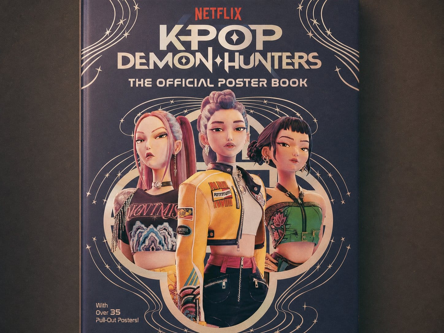 The Art of KPop Demon Hunters hardcover book cover