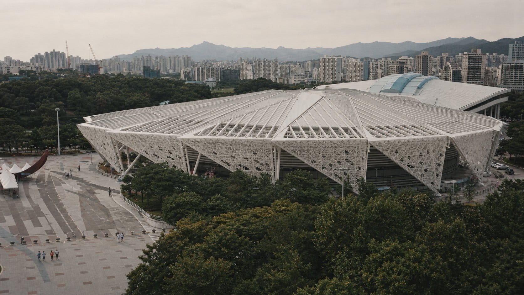 KSPO Dome exterior facade