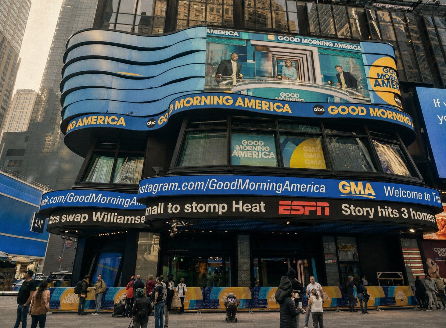 Good Morning America Times Square studio New York