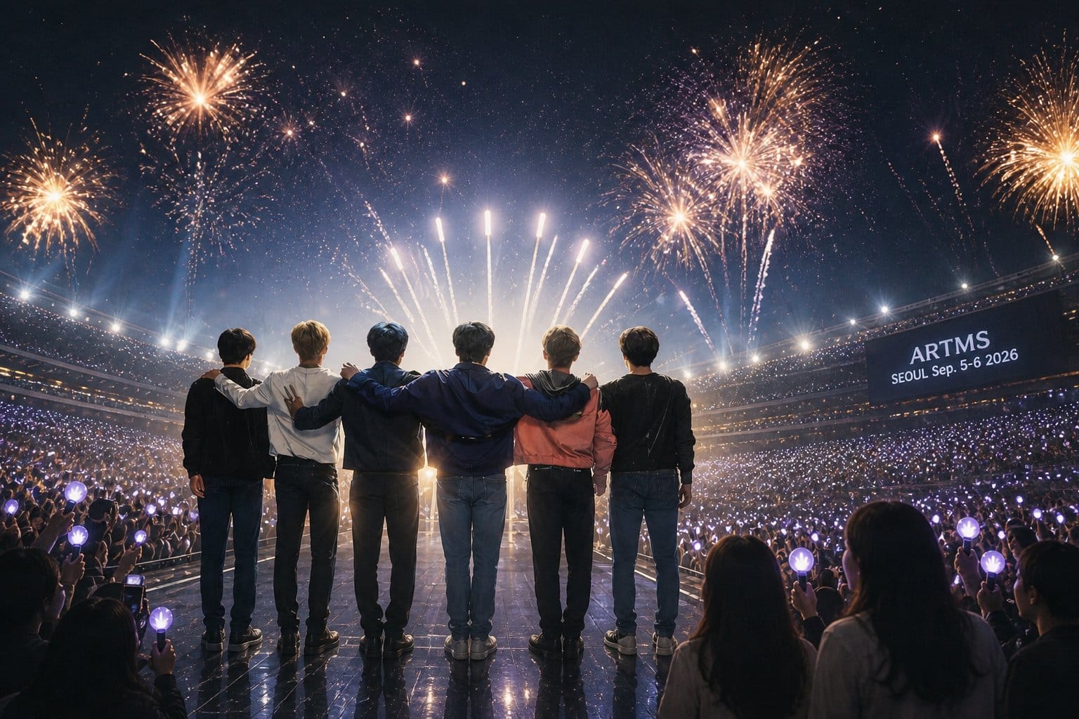 Seoul tour opening stage, September 5-6 2026