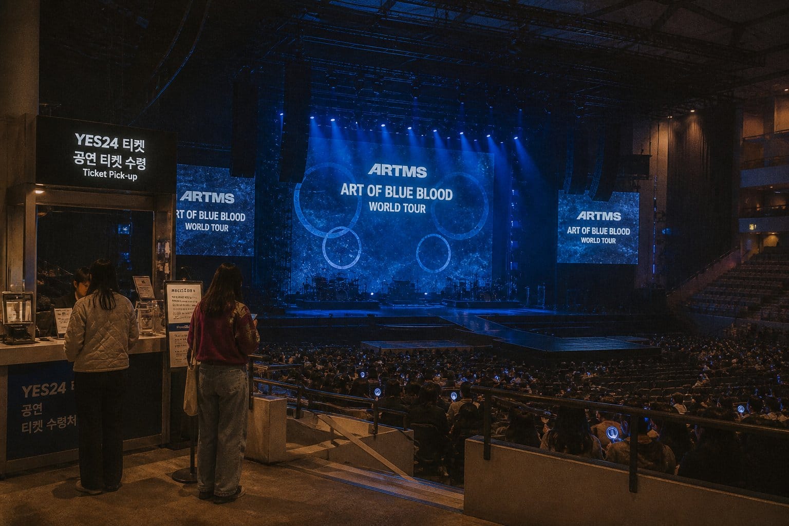 Art of BLUE BLOOD world tour concert stage