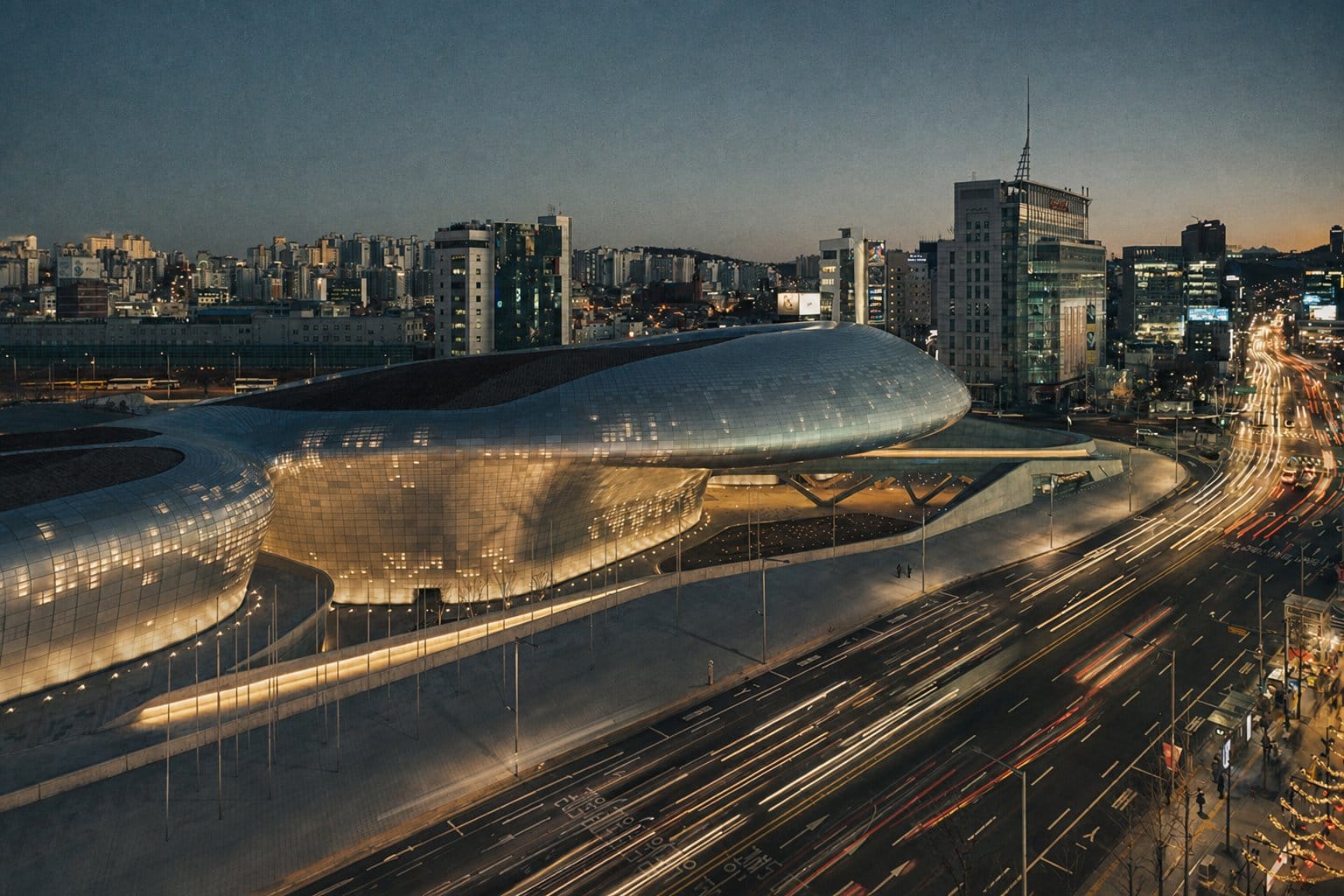 Dongdaemun Design Plaza area
