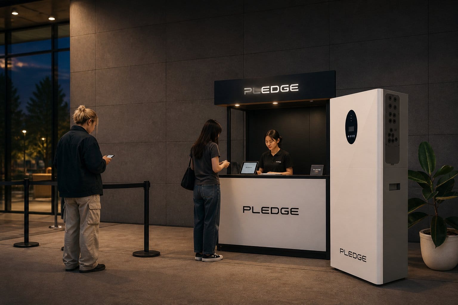 PLEDGE fan platform