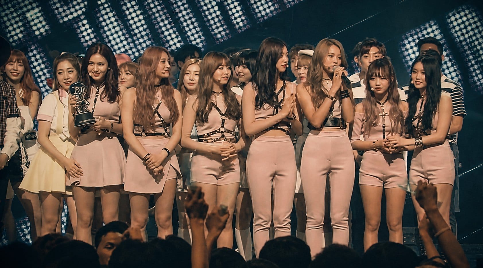 I.O.I music show trophy