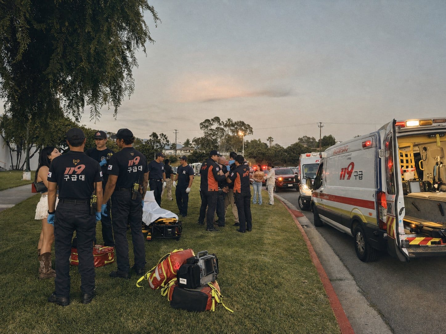 119 emergency responders at concert