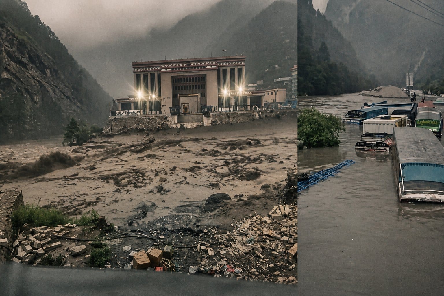 Bhote Koshi River flood Nepal