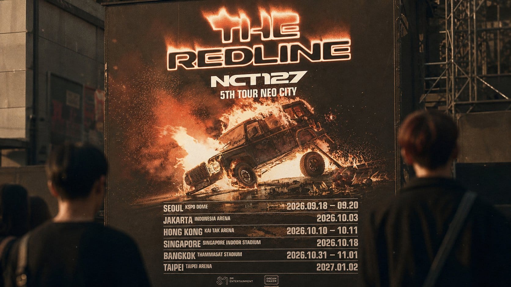 NEO CITY THE REDLINE concert tour stage