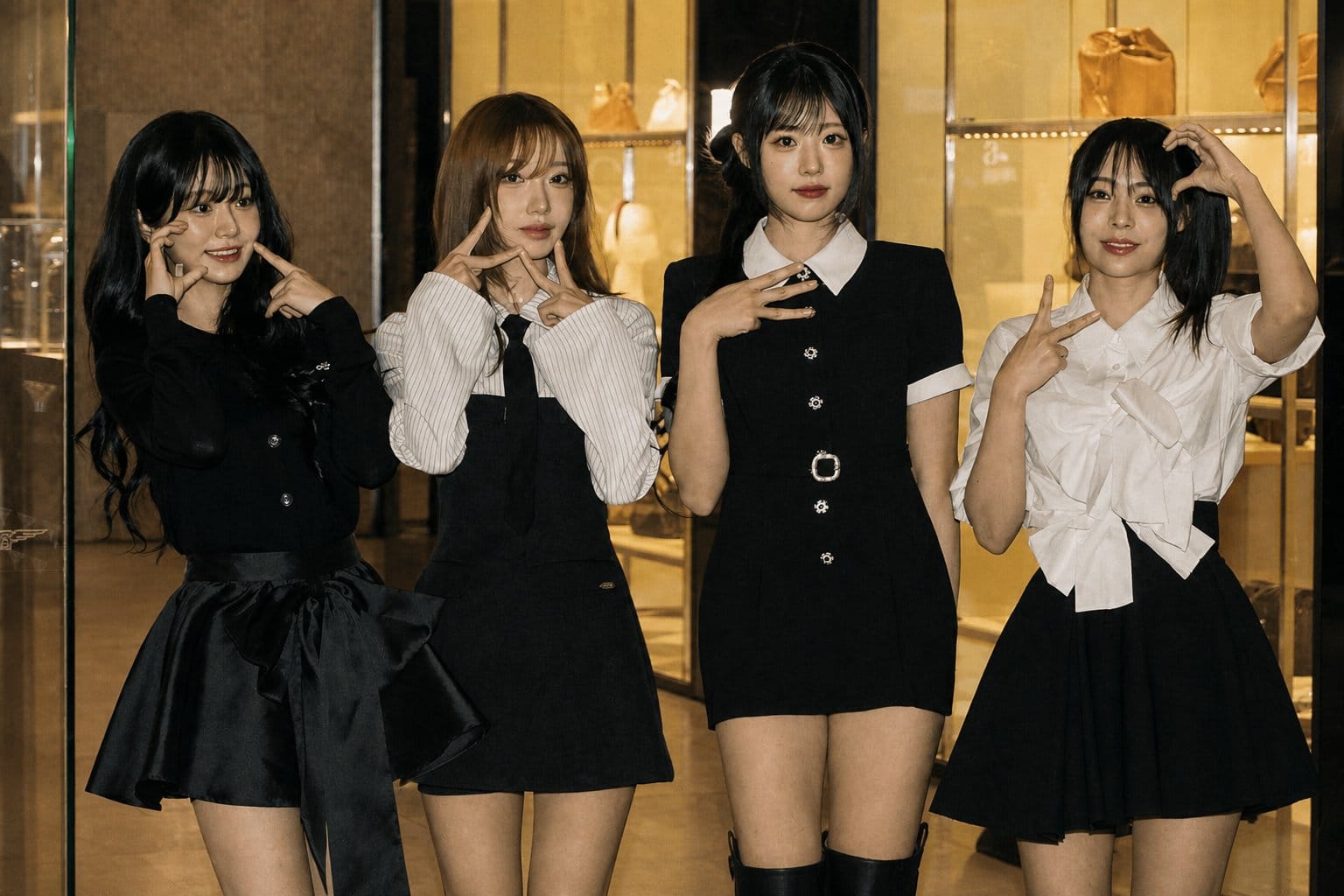 QWER four-piece band (Chodan, Magenta, Hina, Siyeon)
