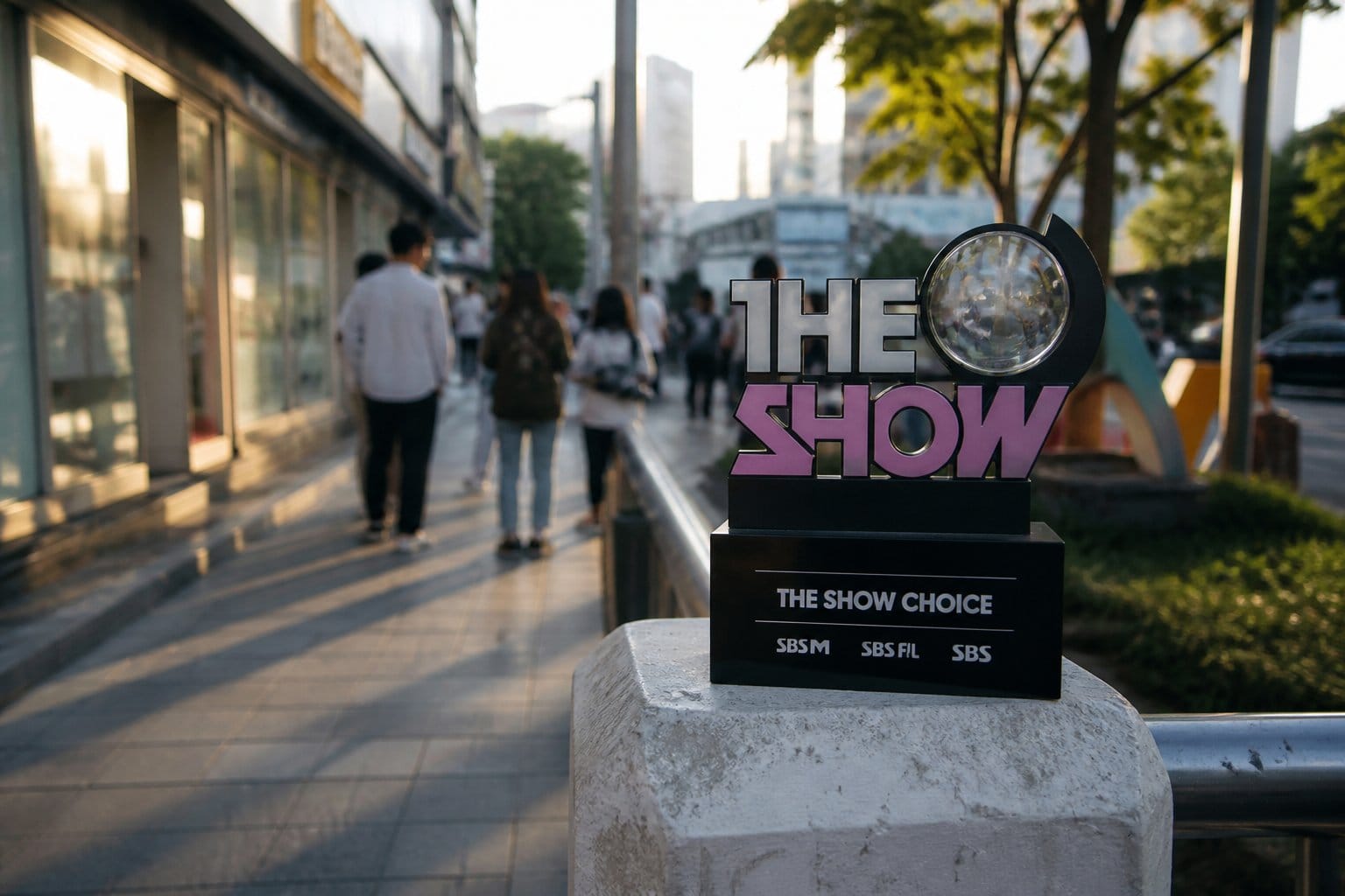 The Show music show trophy