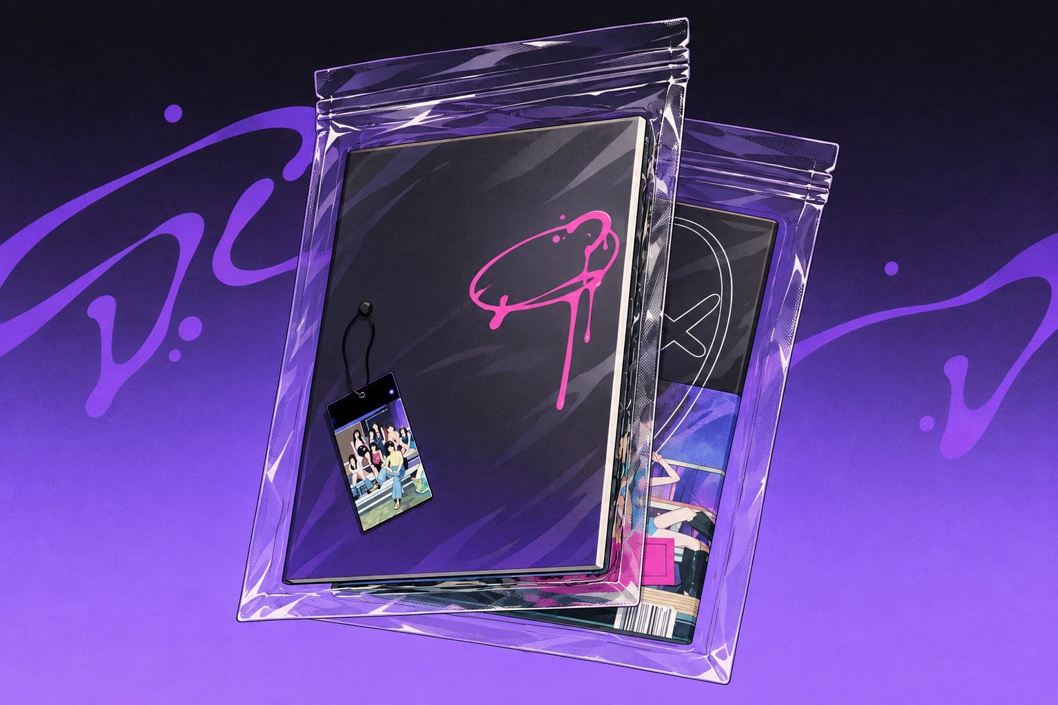 DRIP ZIP LOCK version album package
