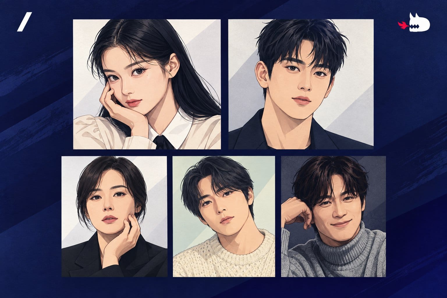 100 Days of Deception tvN drama poster