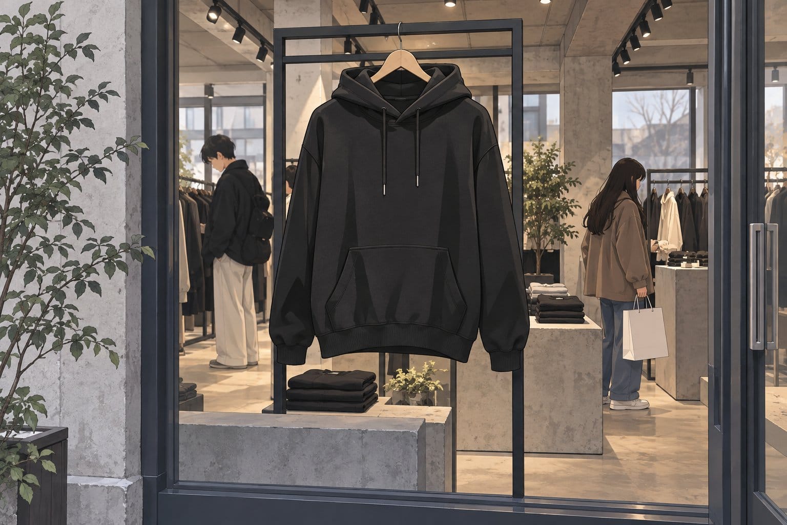 RAW ARCHIVE black hoodie