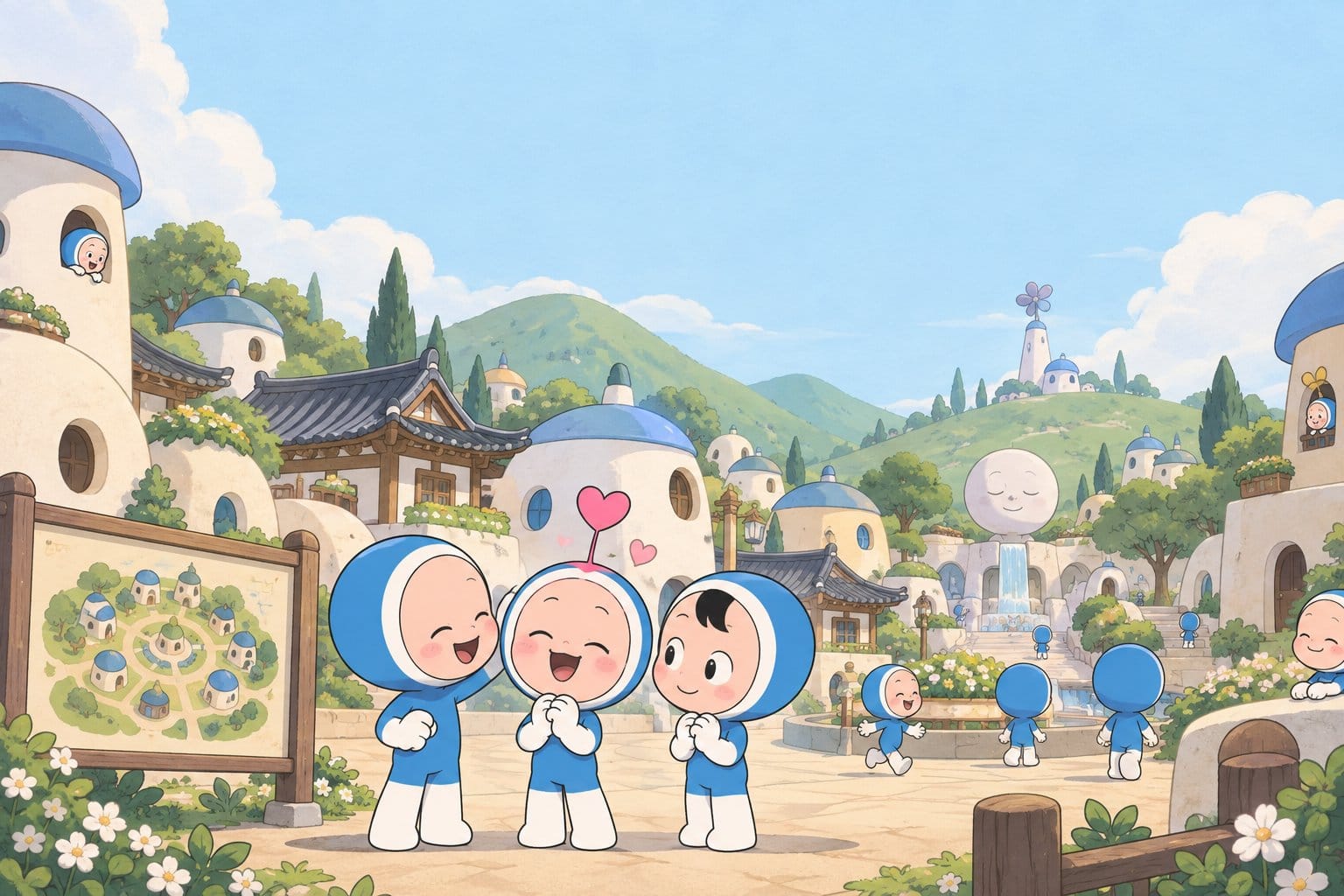 Yumi's Cells animated brain cell village (유미의 세포들)