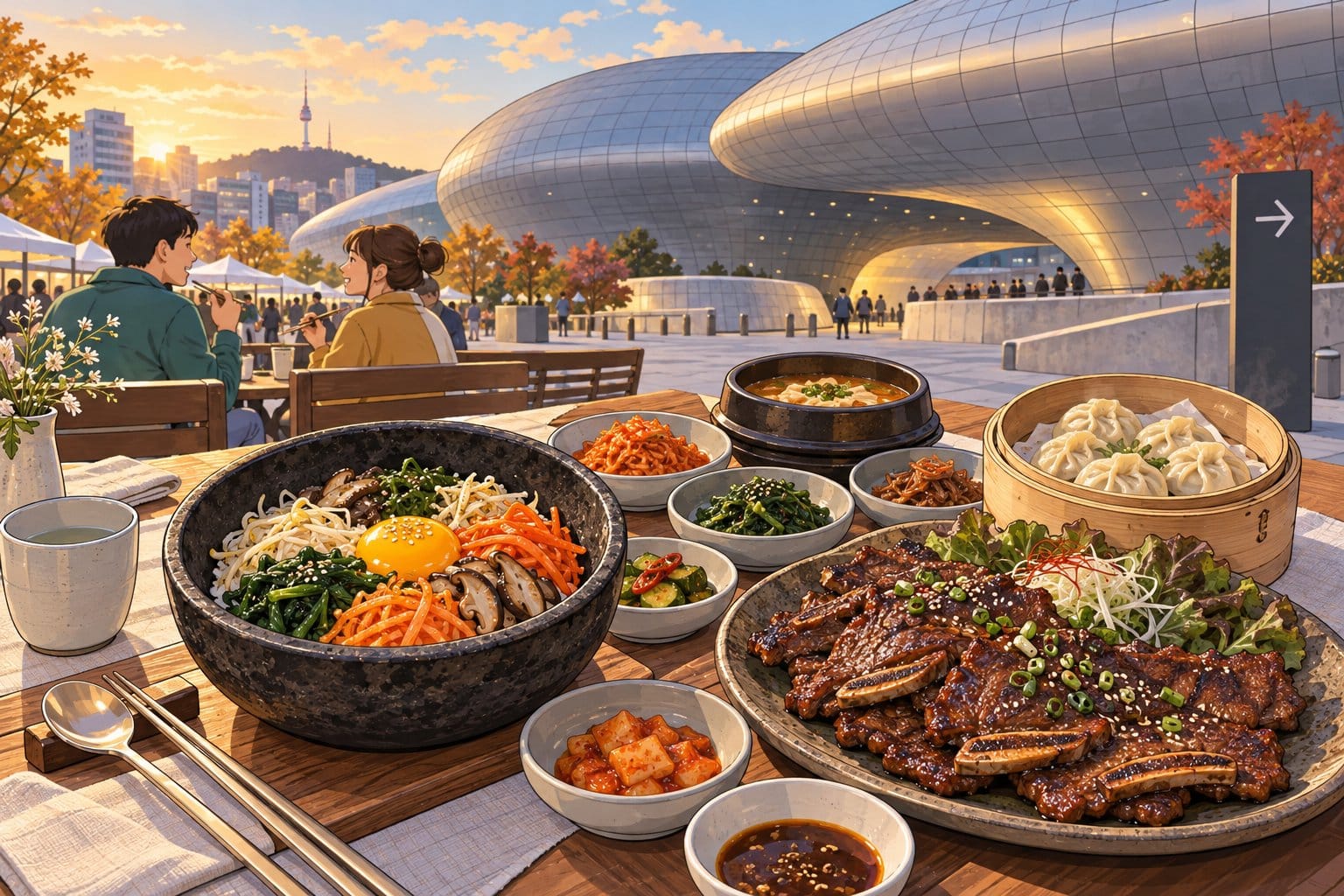 Seoul Gourmet 100 (서울미식 100선) restaurant dishes