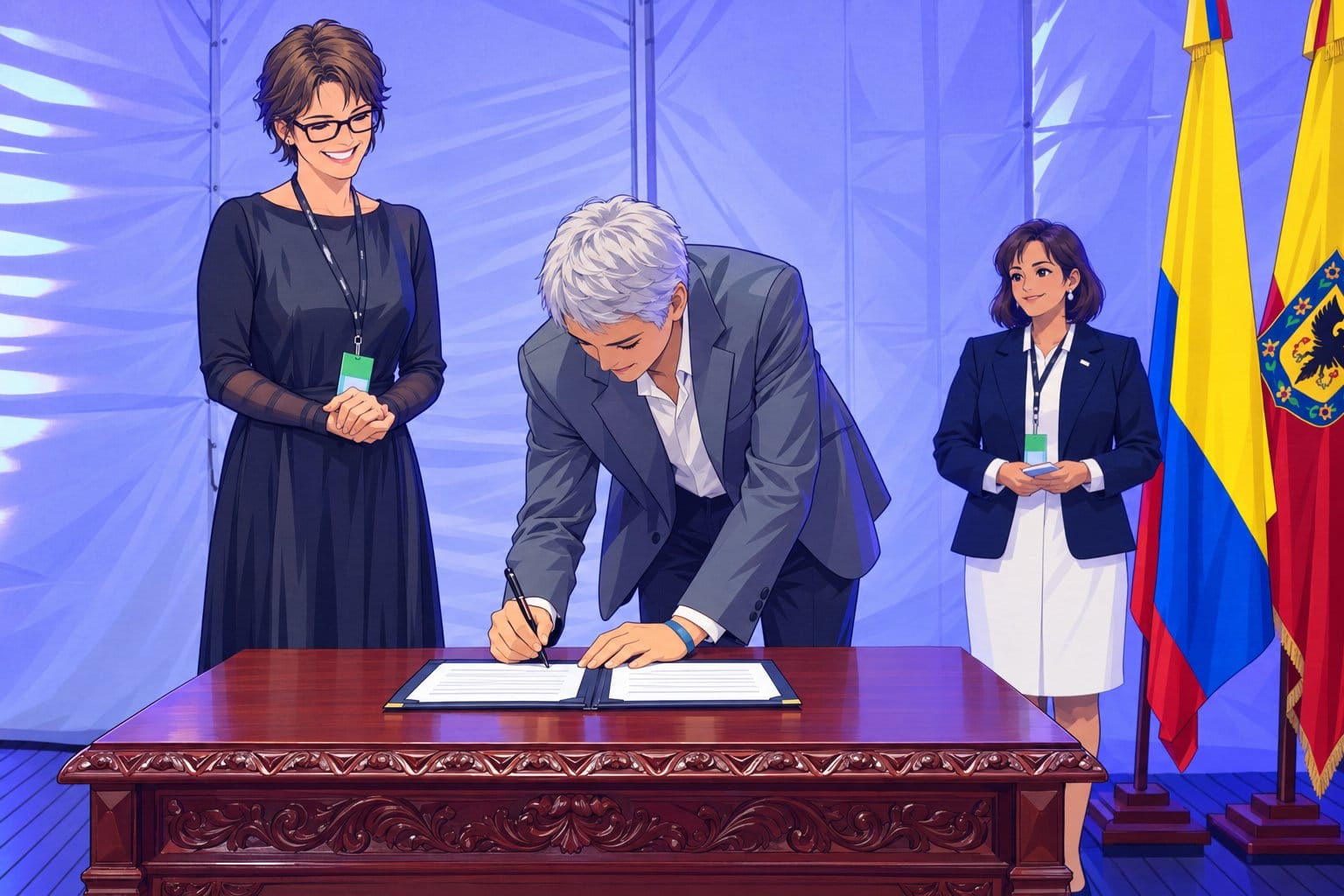 Bogotá City Hall decree signing