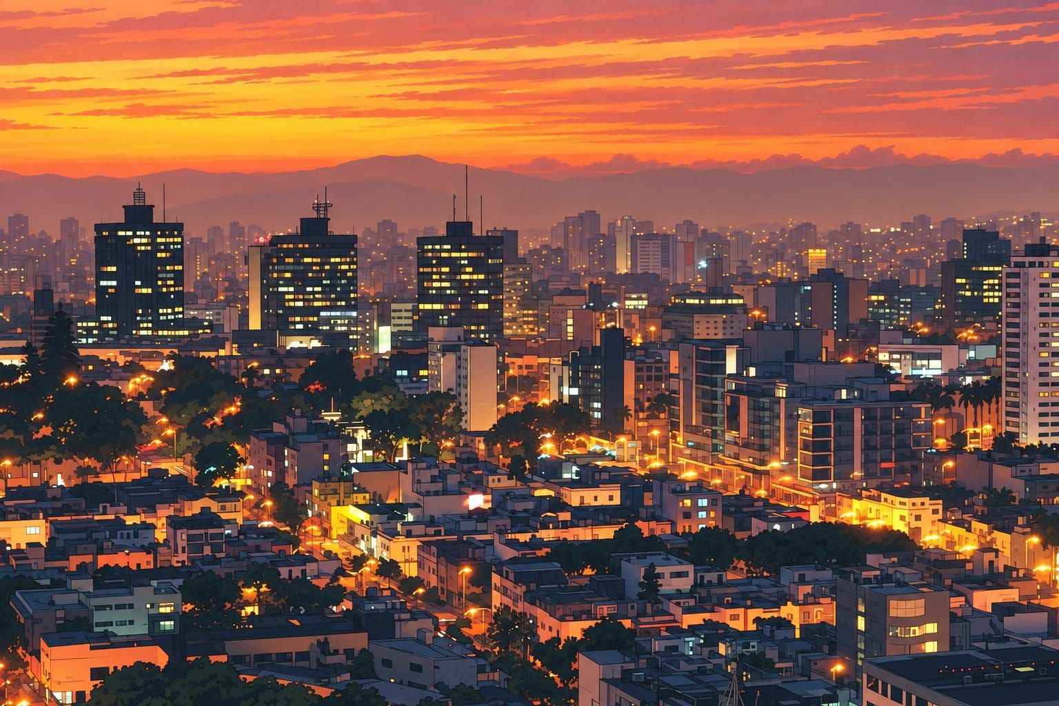 Lima, Peru skyline
