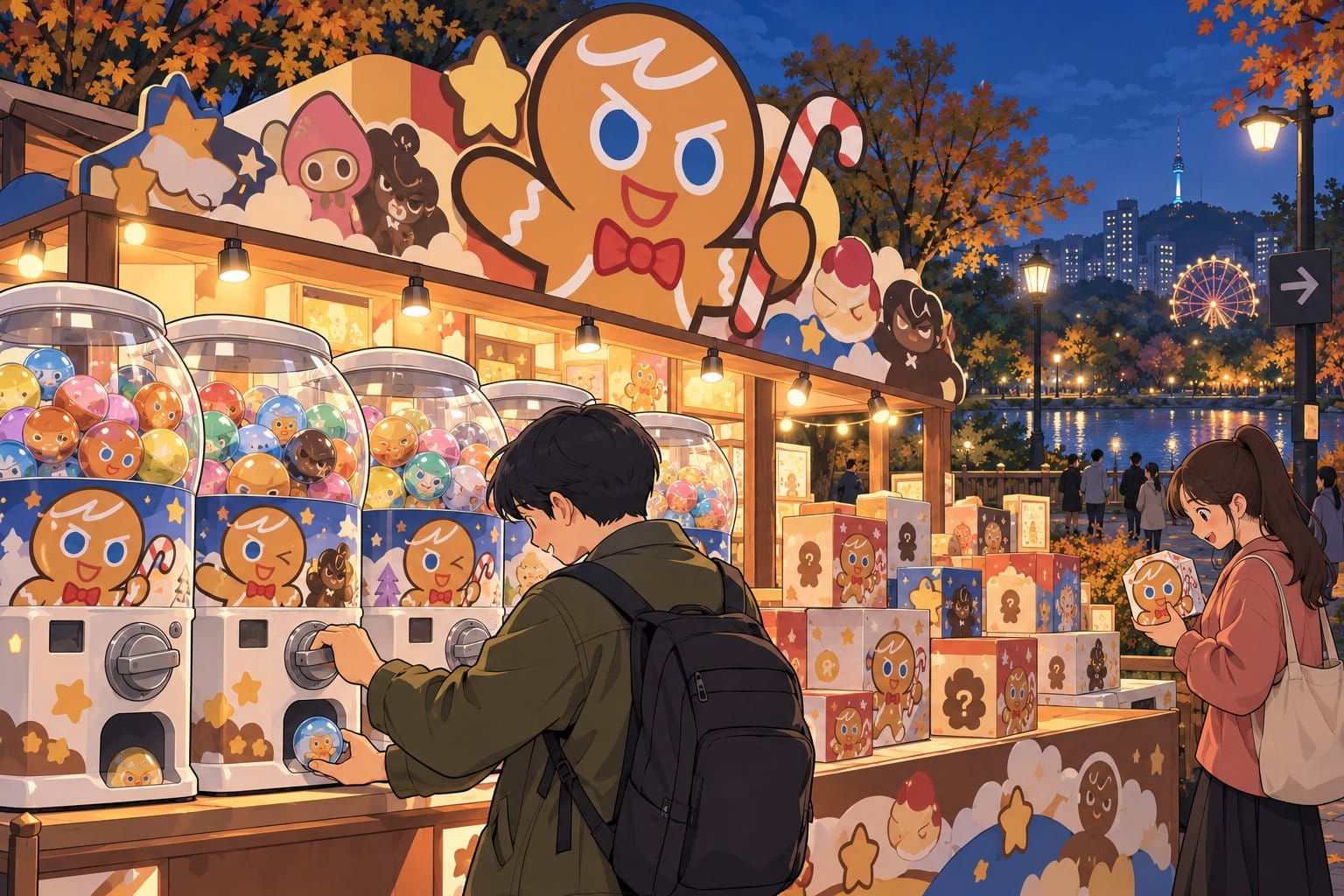 CookieRun lucky box and gacha machines