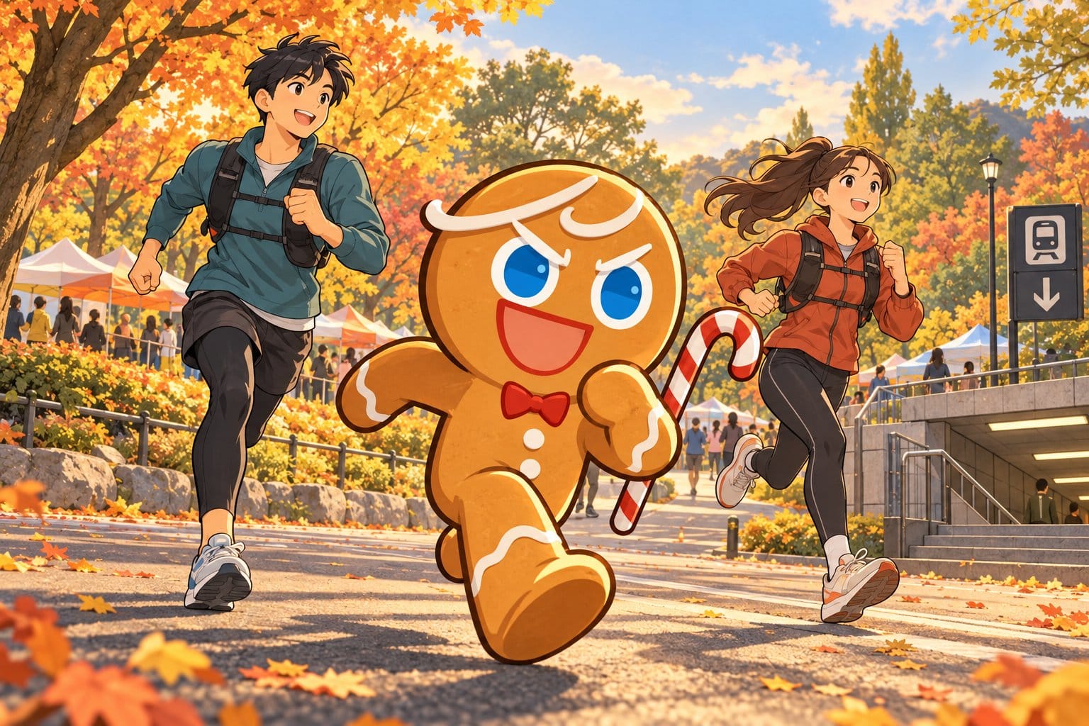 GingerBrave marathon runners