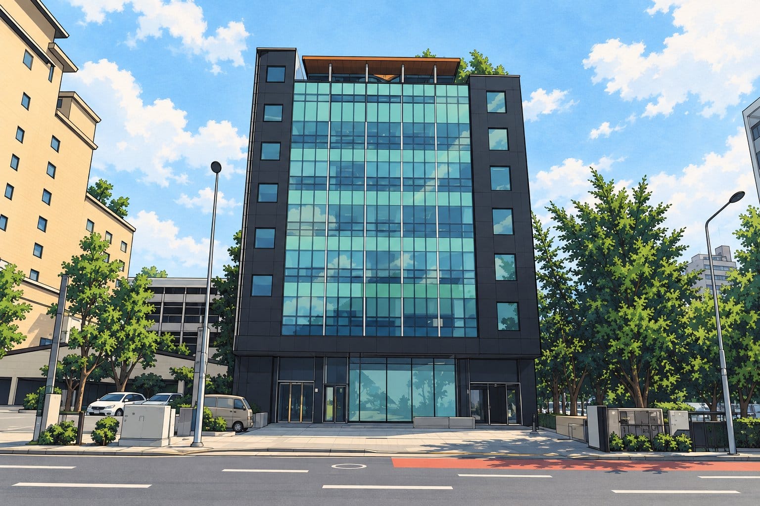 BH Entertainment agency building