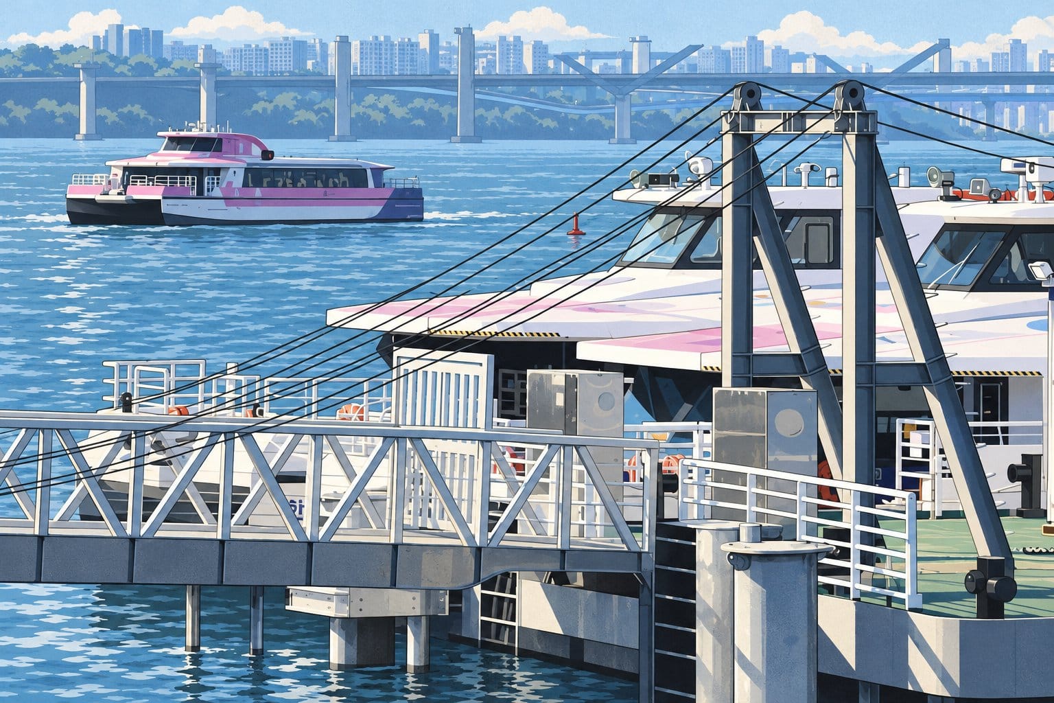 Jamsil dock (잠실선착장) on the Han River