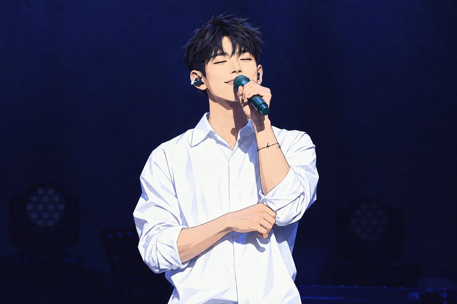 Paul Kim (폴킴) performing on stage