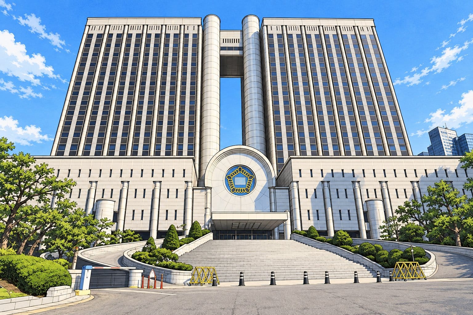 Courthouse exterior in Seoul