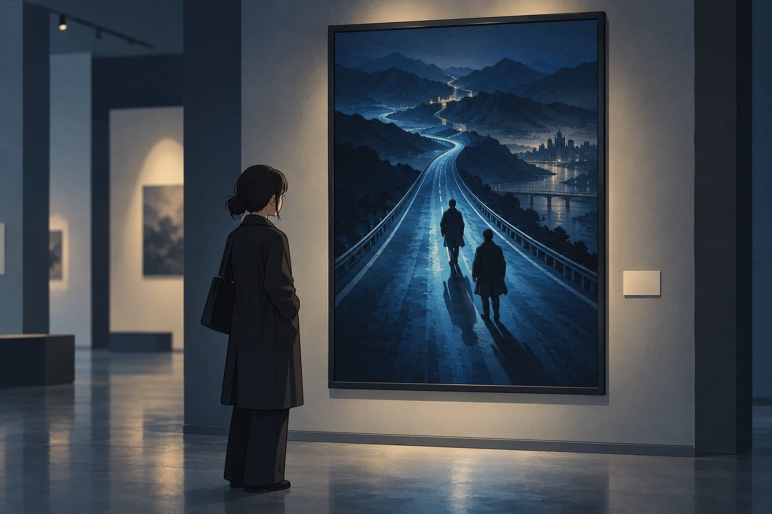 Netflix 'The Blue Road' crime thriller poster