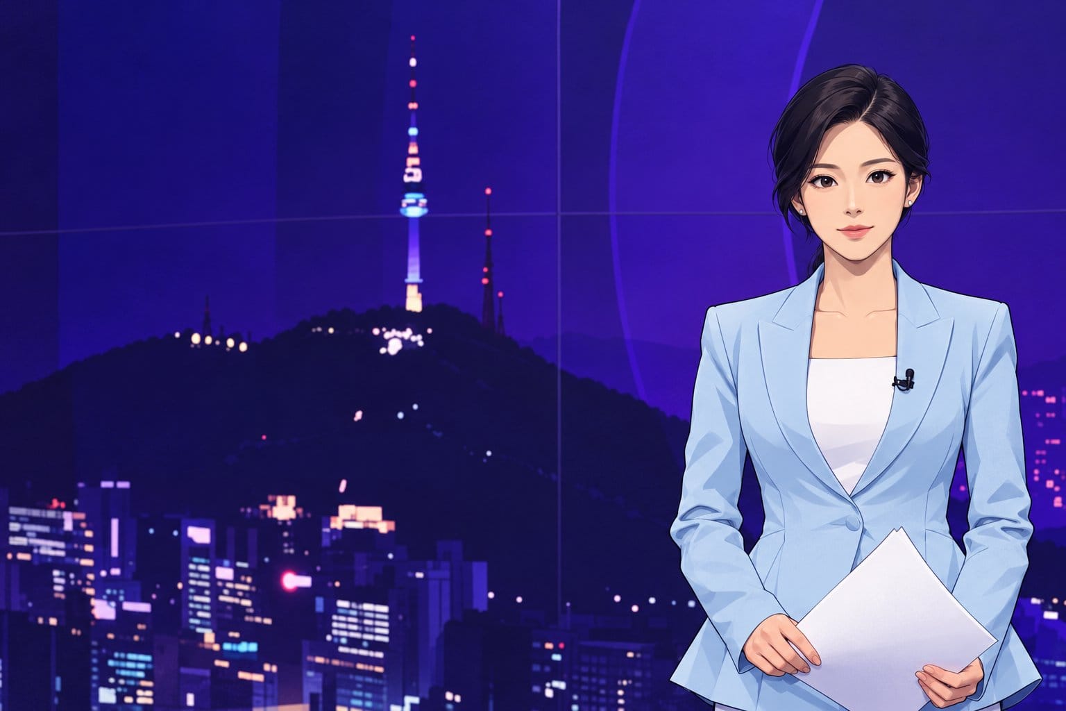 Korean entertainment news press reporters