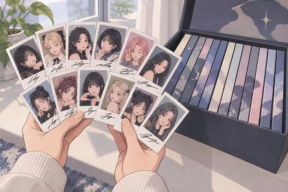 NMIXXのアルバム12枚が、直筆サイン入りポラロイドの当選チャンス12回に