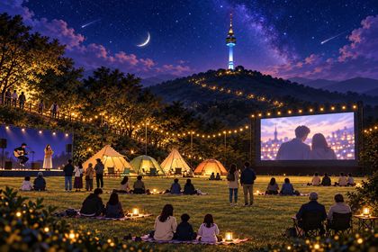 남산 잔디밭 100개 자리 예약 오픈, 보증금은
