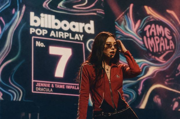 제니와 Tame Impala, 팝 라디오 7위 진입 — K팝 최초