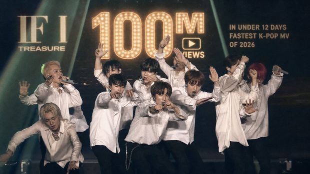 TREASURE's "IF I" hit 100M views in under 12 days — fastest K-pop MV of 2026