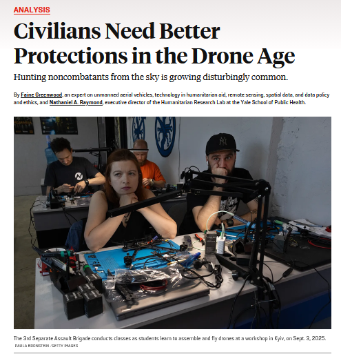 Civilians Need Better Protections in the Drone Age - My Latest from Foreign Policy