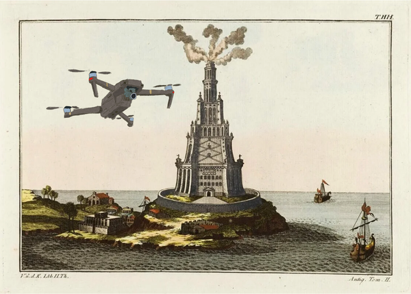 The Three Dreams You Need to Make a Drone: Forgotten Technologies, Towers, and Roman Shitposting