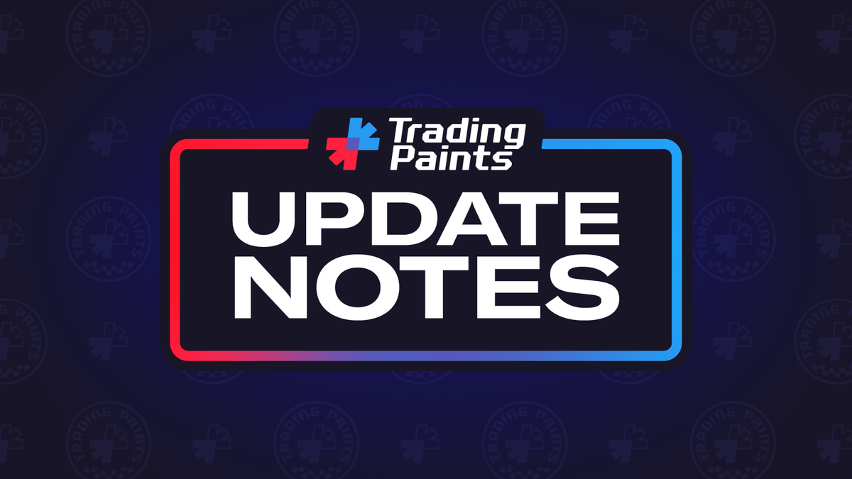 Trading Paints Update Notes: September 9, 2025