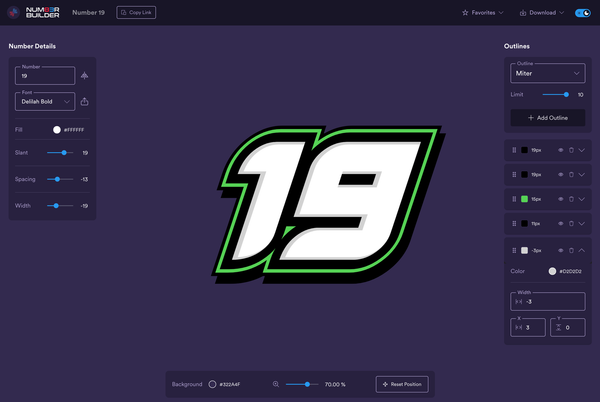 Introducing Number Builder: design your own custom car numbers